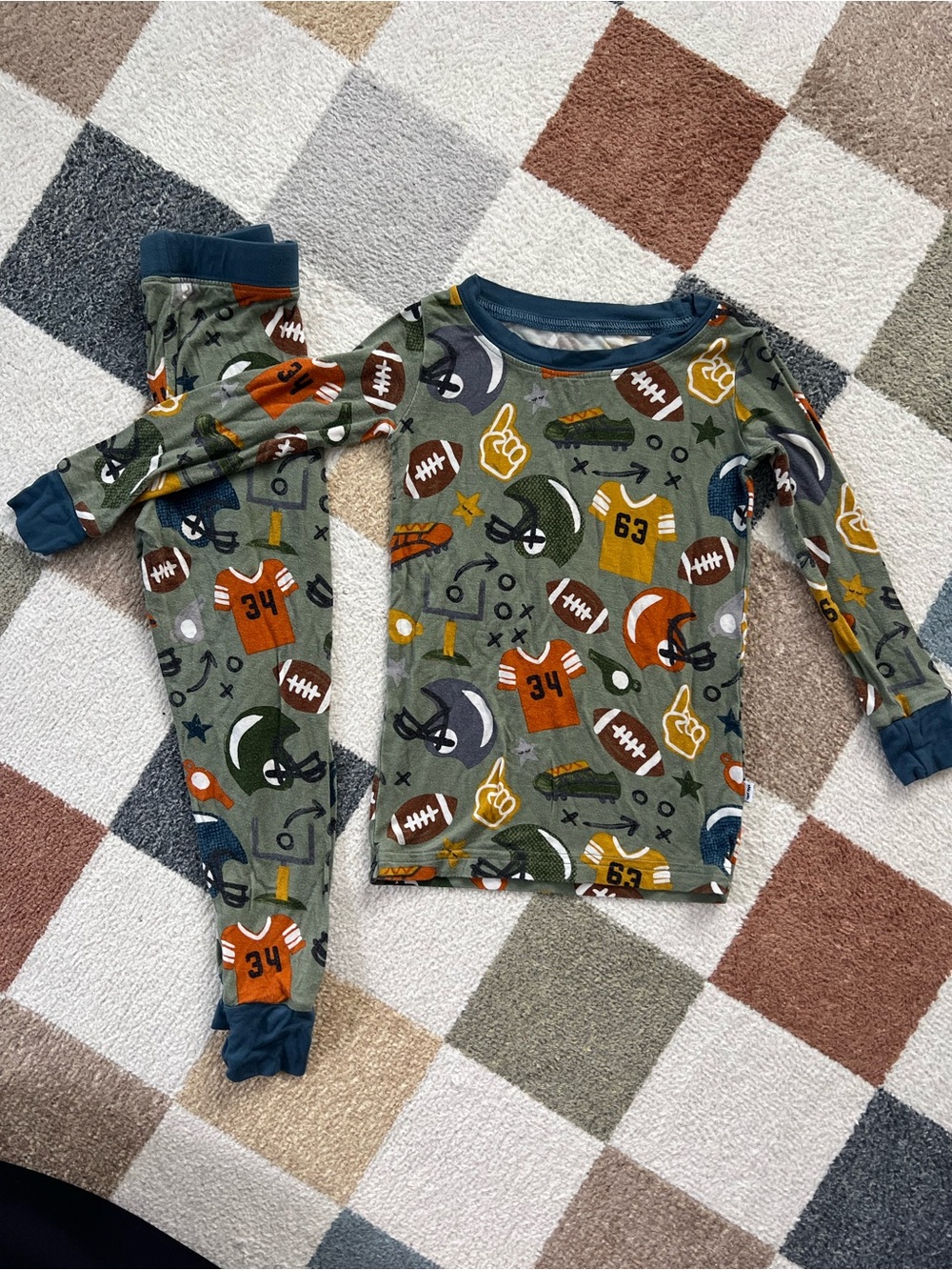 Little Sleepies Football PJs 18-24m